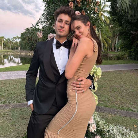 Macarena Achaga with her romantic partner Juanpa Zurita together. 